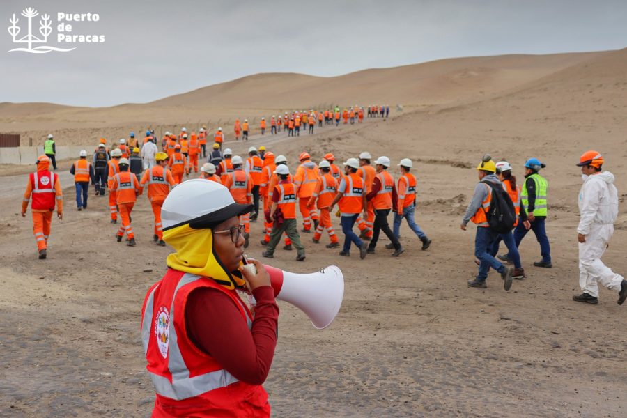 El Puerto De Paracas Particip Del Simulacro Nacional Multipeligro